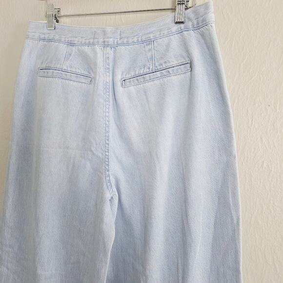 NEW Madewell The Harlow Wide-Leg Trouser Jean Light Blue Airy Denim Edition Jean - Picture 16 of 16